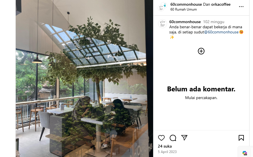 coffee shop tebet untuk kerja